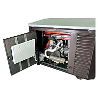 Бензиновый генератор FUBAG BS 14000 A ES в супертихом зимнем кожухе 1700SS RAL 8019