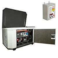 Генератор A-iPower A7000EAX в супертихом зимнем кожухе 1400SS RAL 7035 + блок автозапуска A-iPower 400 В, 25 А