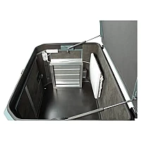Бензиновый генератор FUBAG BS 8000 A ES в тихом зимнем кожухе 1200 RAL 8019