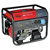 Бензиновый генератор FUBAG BS 7500 A ES в тихом зимнем кожухе 1200 RAL 7035