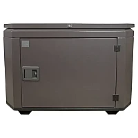 Бензиновый генератор FUBAG BS 9000 A ES в тихом зимнем кожухе 1200 RAL 8019