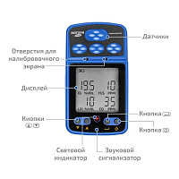 Газоанализатор (комбинированный измеритель 4 в 1) МЕГЕОН 08190